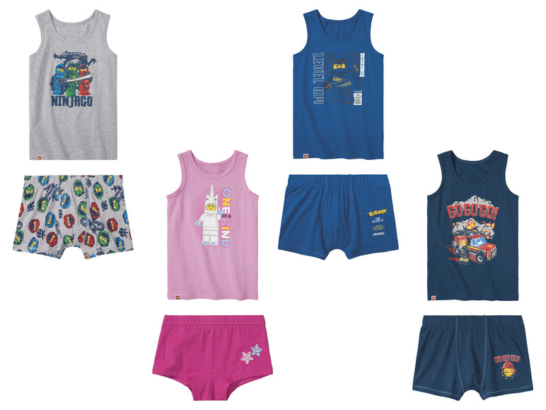 Kinder ondergoed-set, 2-dlg. met ronde hals