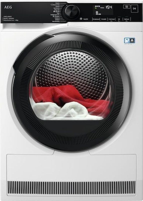 AEG TR8TRIER 8000 serie AbsoluteCare - Wasdroger Warmtepompdroger - 8 kg