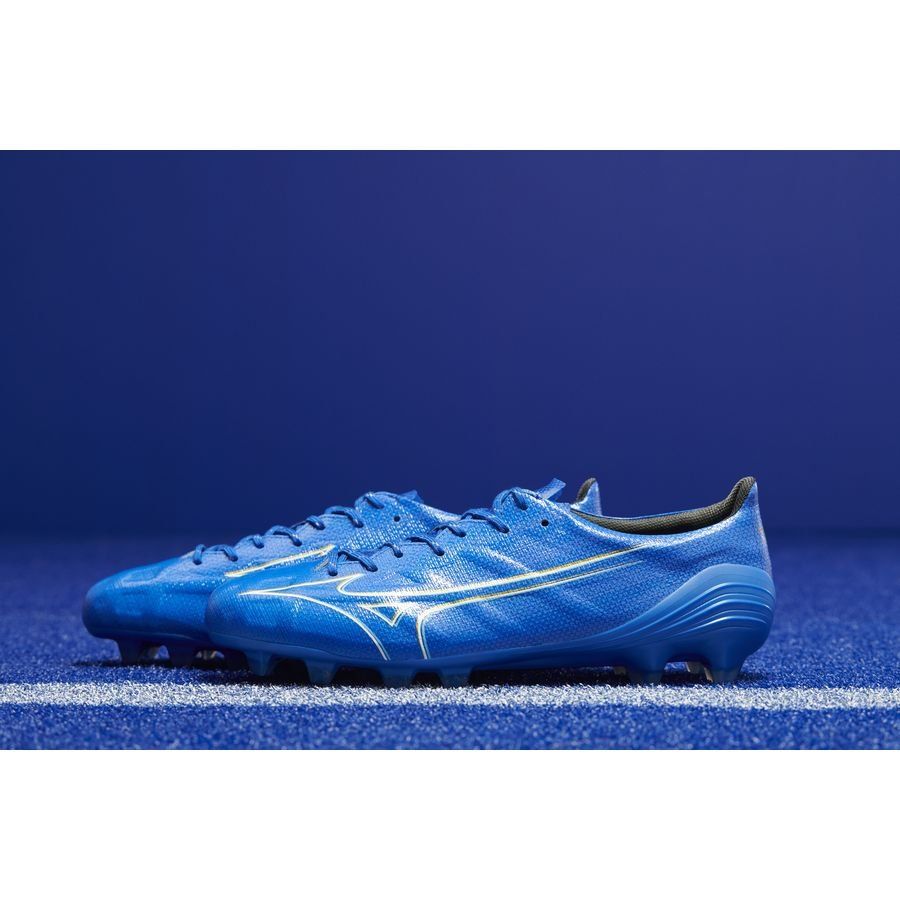 Mizuno Alpha Made in Japan FG/AG Mugen - Bleu/Blanc/Doré