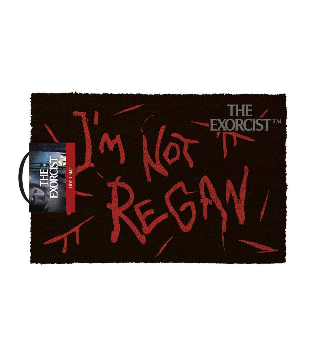 Exorcist - Paillasson I'M NOT REGAN (Noir / Rouge) (1,5 cm x 40 cm x 60 cm) - UTPM4754