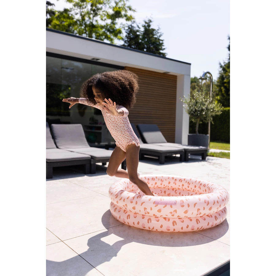 Swim Essentials Printed Children's Pool 100 cm Old Pink Leopard