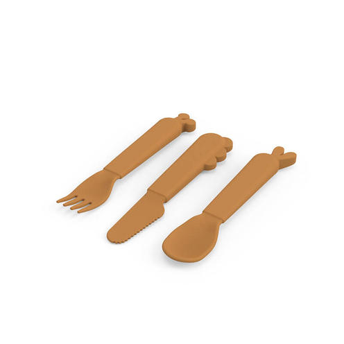 Set de 3 Couverts Kiddish DEER FRIENDS Moutarde - DONE BY DEER