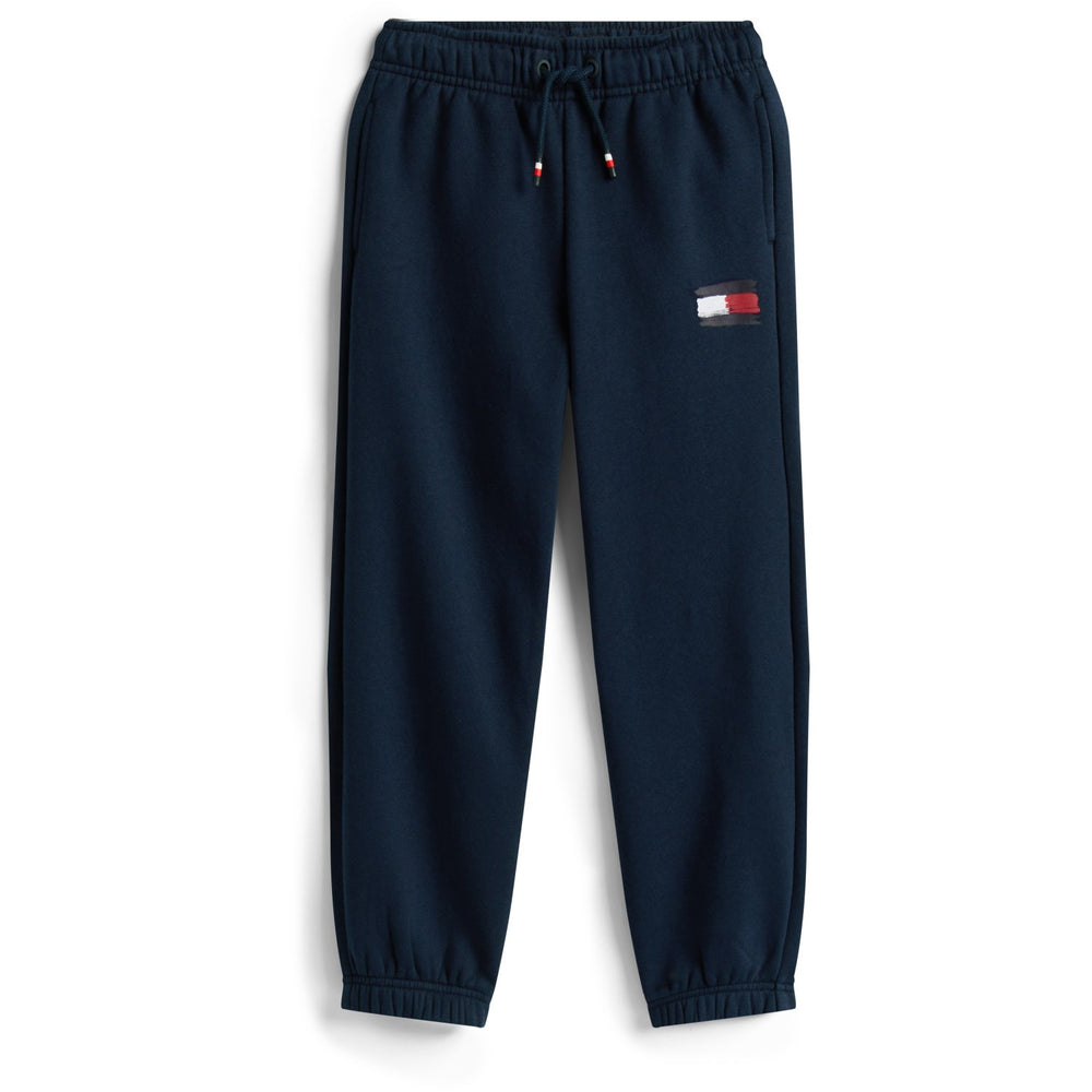 Køb Tommy Hilfiger Dark Night Navy Flag Sweatpants