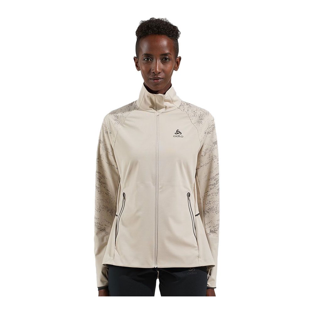 Odlo ZEROWEIGHT PRO WARM REFLECT - Veste Femme silver cloud
