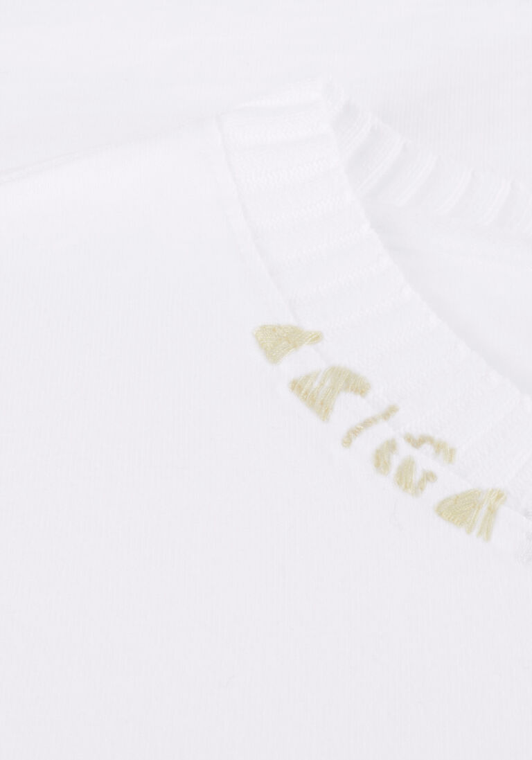 witte axel arigato t-shirt apex ribbed t-shirt
