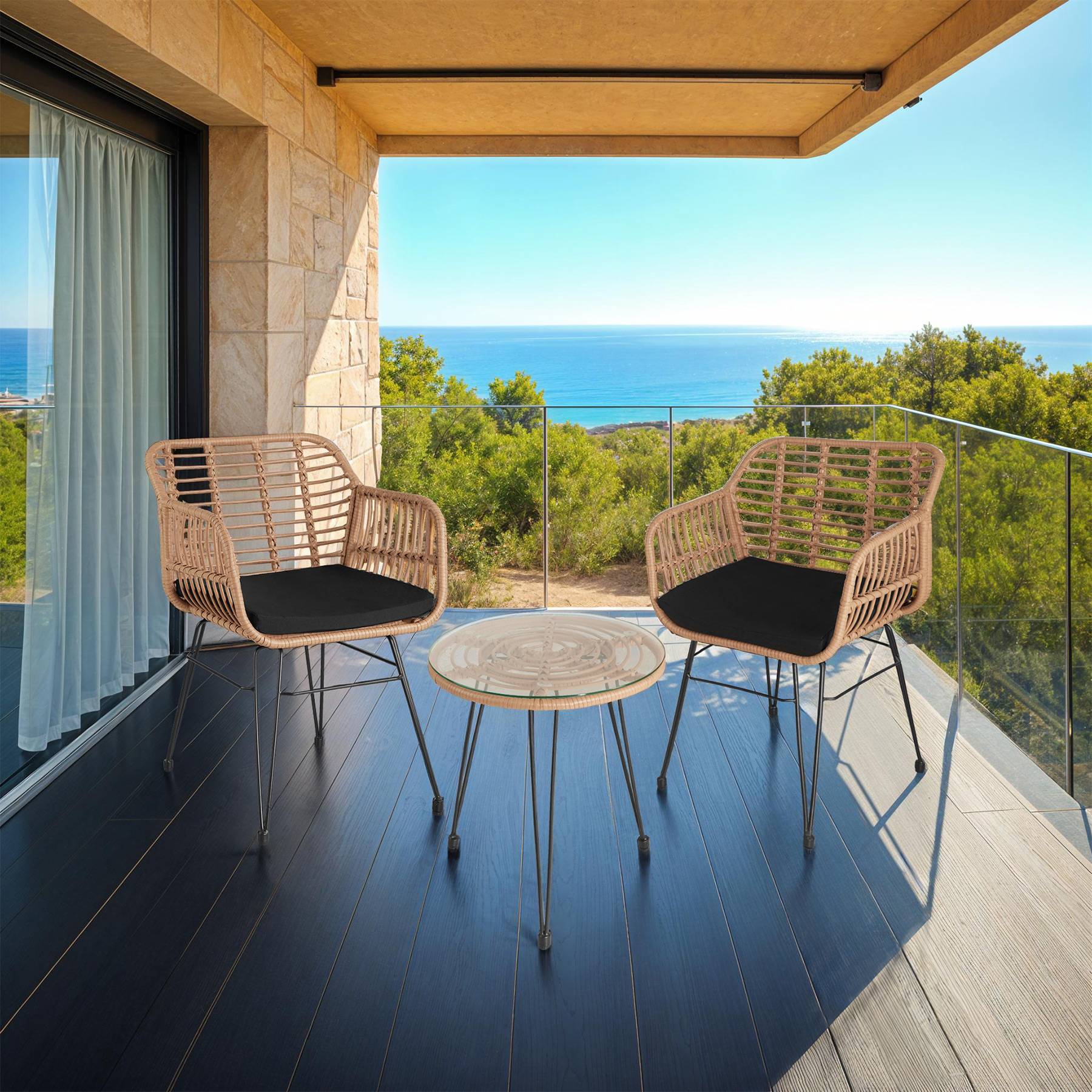 Rattan Sitzgruppe Molfetta