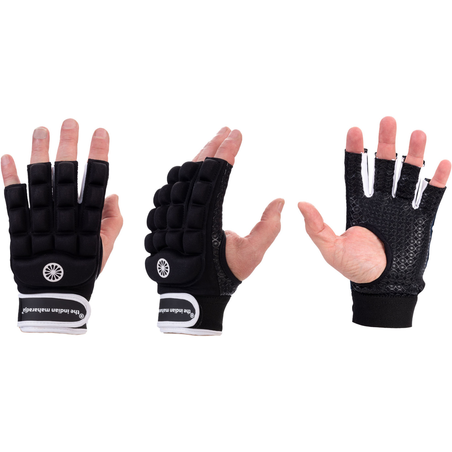 Indian Maharadja Handschoen Halve Vingers Links