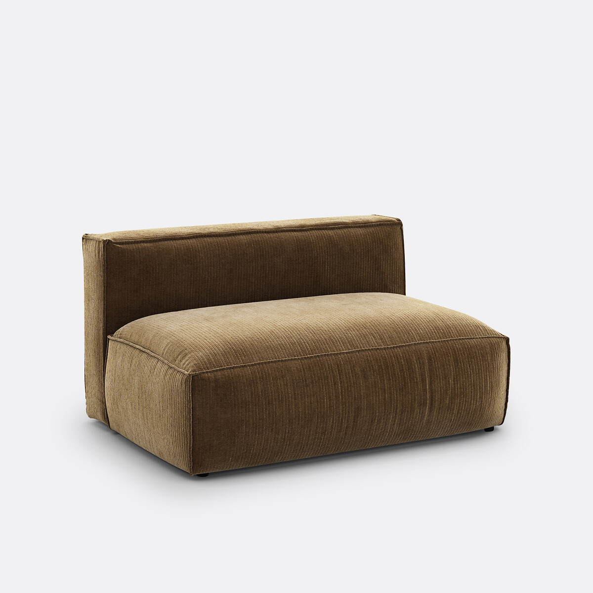 LA REDOUTE INTERIEURS<br>Sofá modular em veludo vintage canelado, Seven