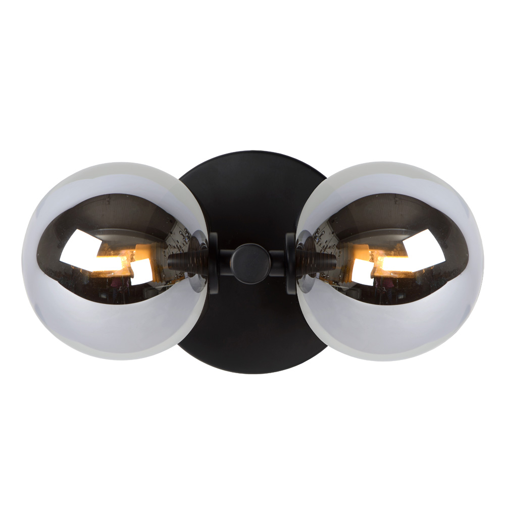 Lucide Tycho wandlamp 2x G9 zwart
