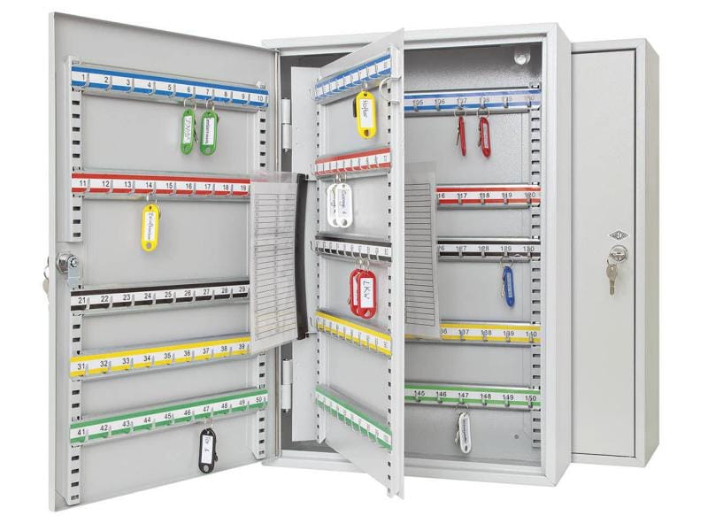 WEDO Schlüsselschrank mit Schlüsselöffnung, 150 Schlüssel Schlüsselschrank