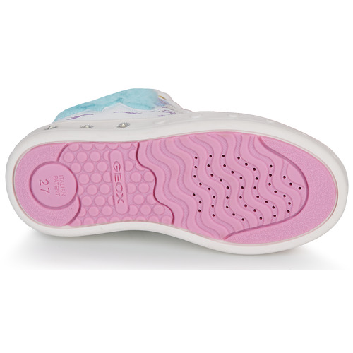 Geox - J SKYLIN GIRL C - Blanc / Bleu