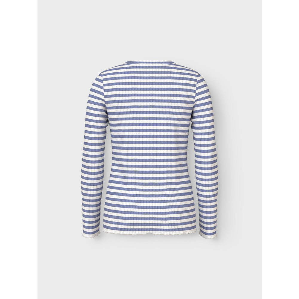 Køb Name It Blue Ice Cloud Dancer Nkfvemma Ls Slim Top