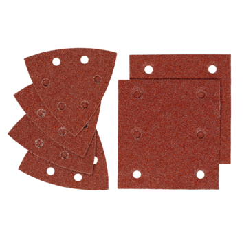 Irwin schuurvel voor Makita Tristar, zelfklevend K60, 6 stuks