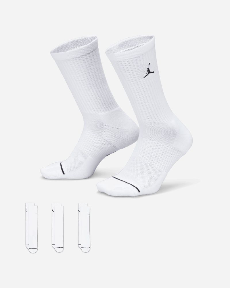 Lot de 3 paires de chaussettes Nike Jordan Blanc pour adulte