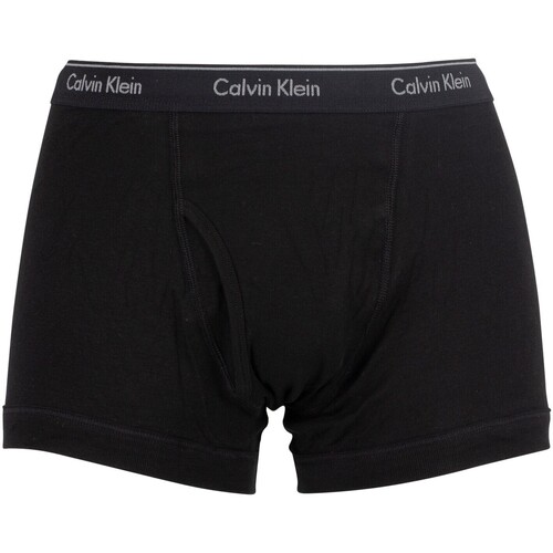 Calvin Klein Jeans - Paquete De 3 Baãºles De Ajuste Clásico Negro