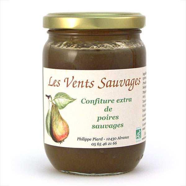 Confiture de poires sauvages bio