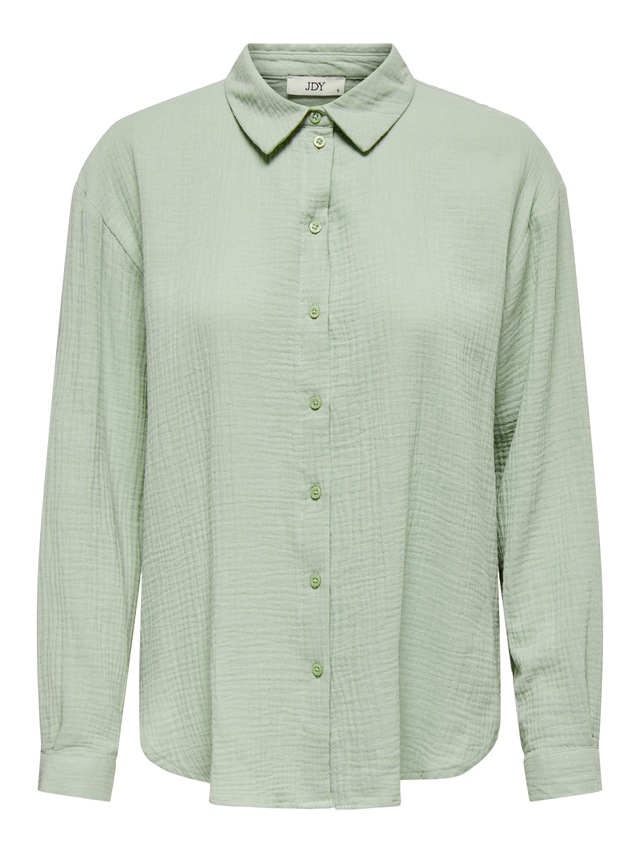 JDY Hemdbluse »JDYTHEIS LIFE L/S LOOSE SHIRT WVN NOOS«, aus Musselin