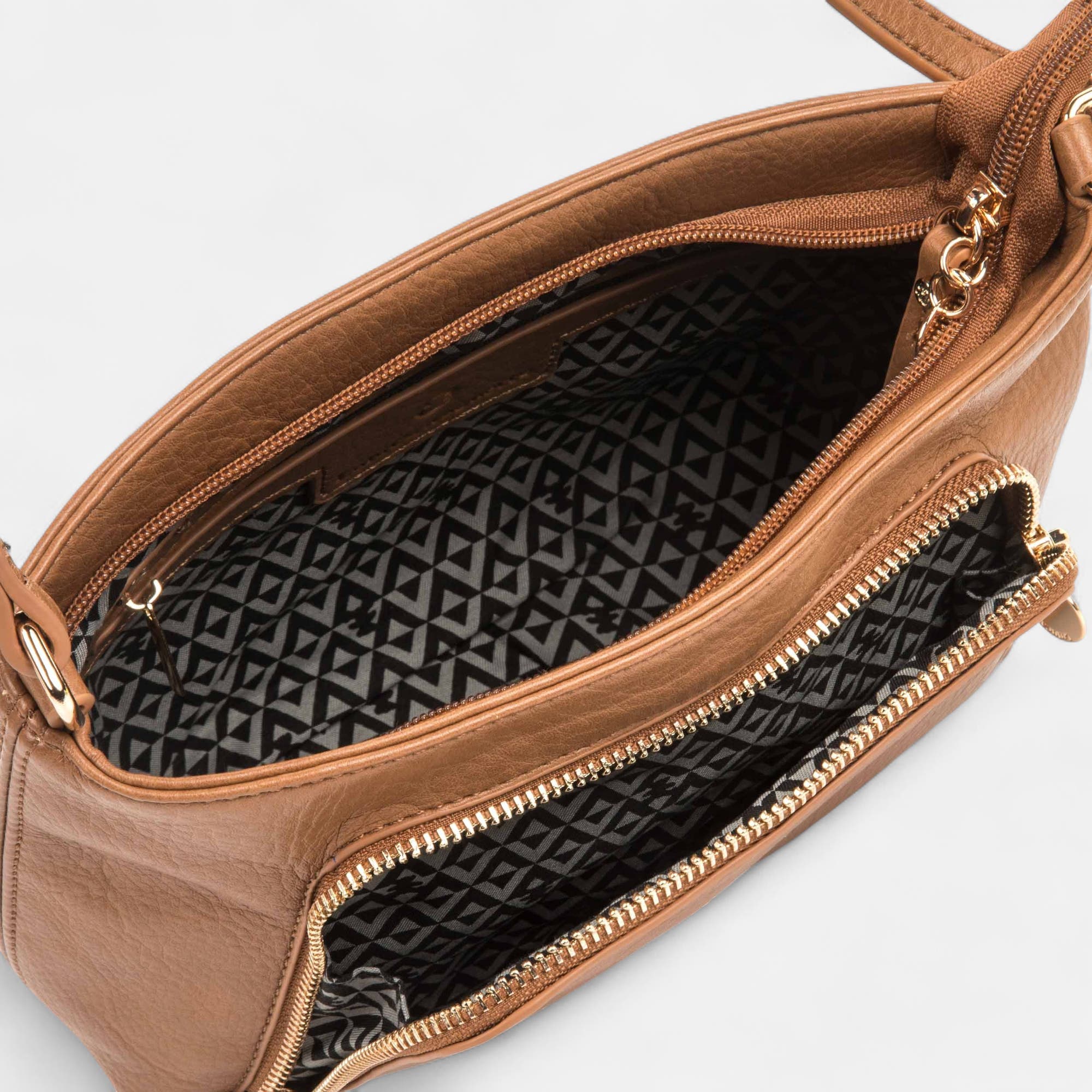 Sac bandoulière cognac
