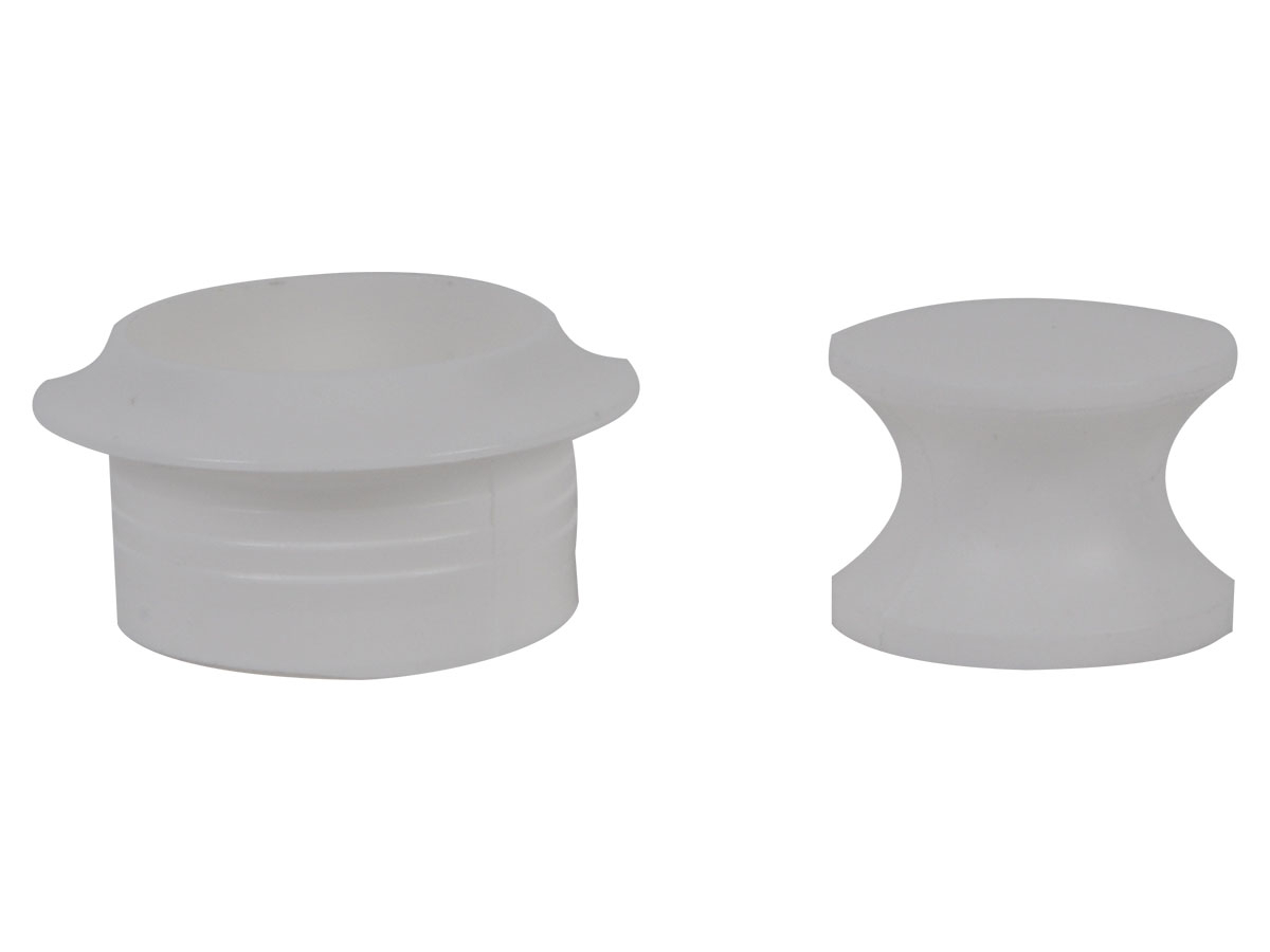 Obelink push-lock knop - white