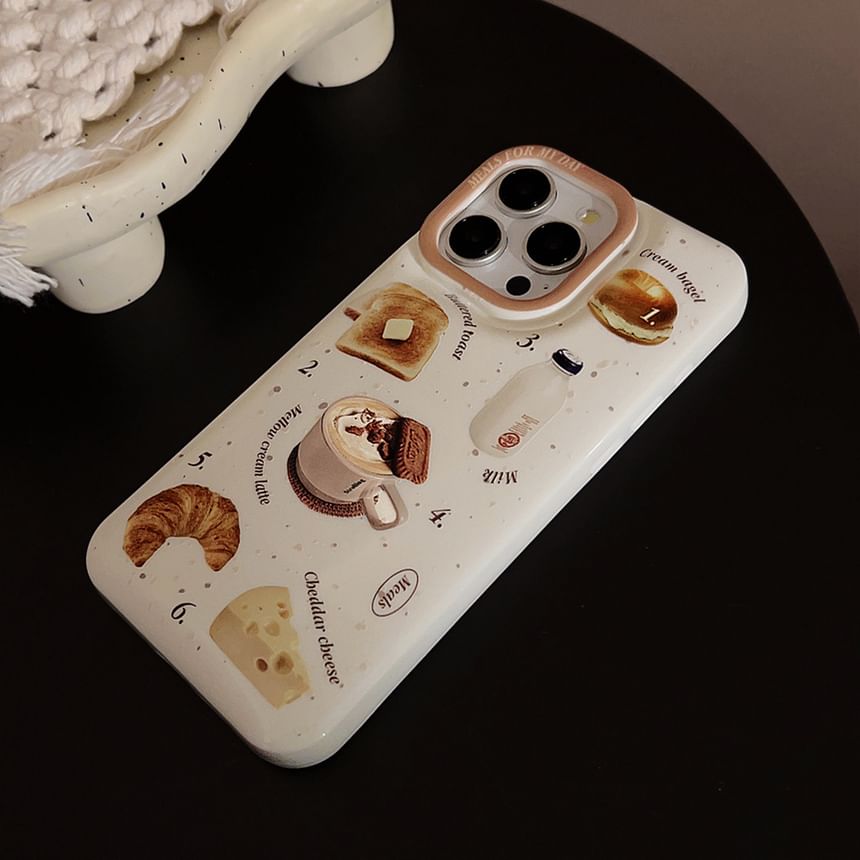 Mobby - Bakery telefoonhoesje - iPhone 15 Pro Max / 15 Pro / 15 Plus / 15 / 14 Pro Max / 14 Pro / 14 Plus / 14 / 13 Pro Max / 13 Pro / 13 / 13 mini / 12 Pro Max / 12 Pro / 12 / 12 mini / 11 Pro Max / 11 Pro / 11