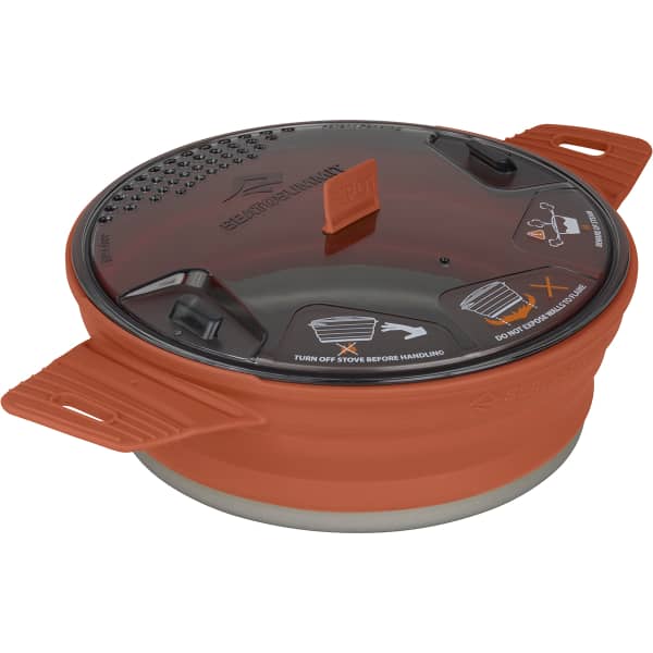 Popote randonnée SEA TO SUMMIT X POT SMALL 1.4 L RUST