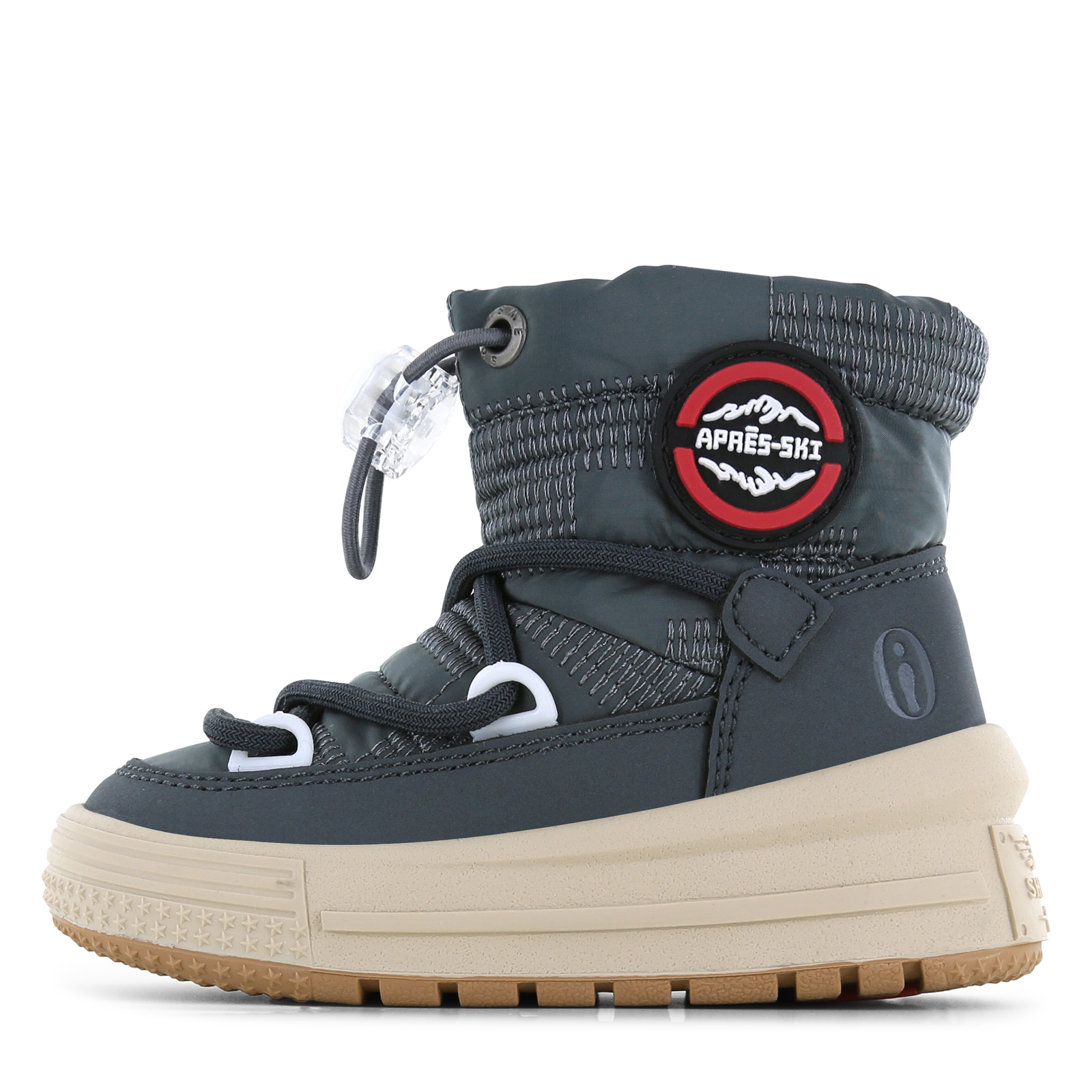 Shoesme grau klobig gefütterter Schneestiefel