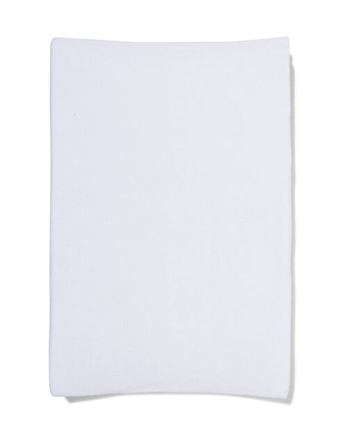 housse coussin à langer 50x70 blanc