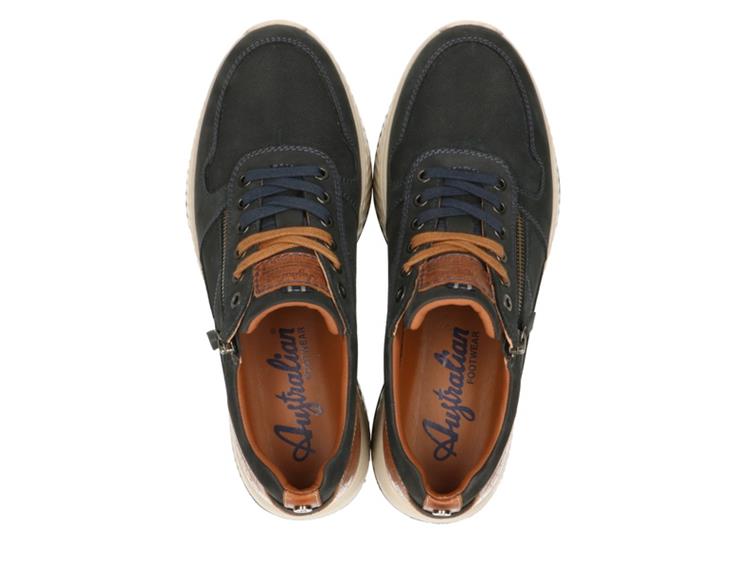 Australian Footwear Hurricane Leater donker blauw