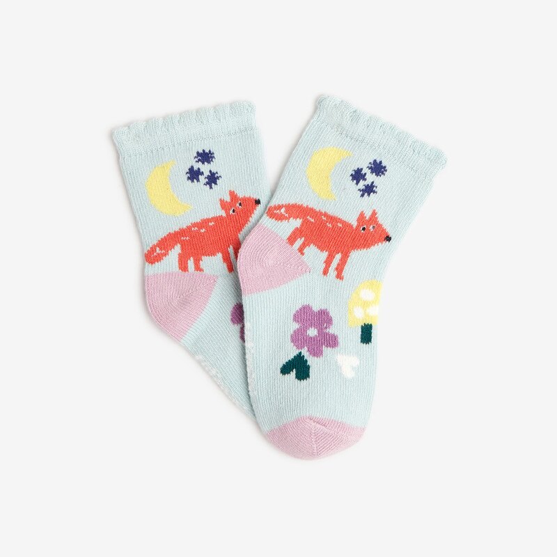 Chaussettes à motifs bébé fille bleues Catimini Bleu