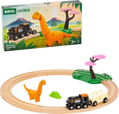 BRIO World 36098 Rundt Togsett med Dinosaur
