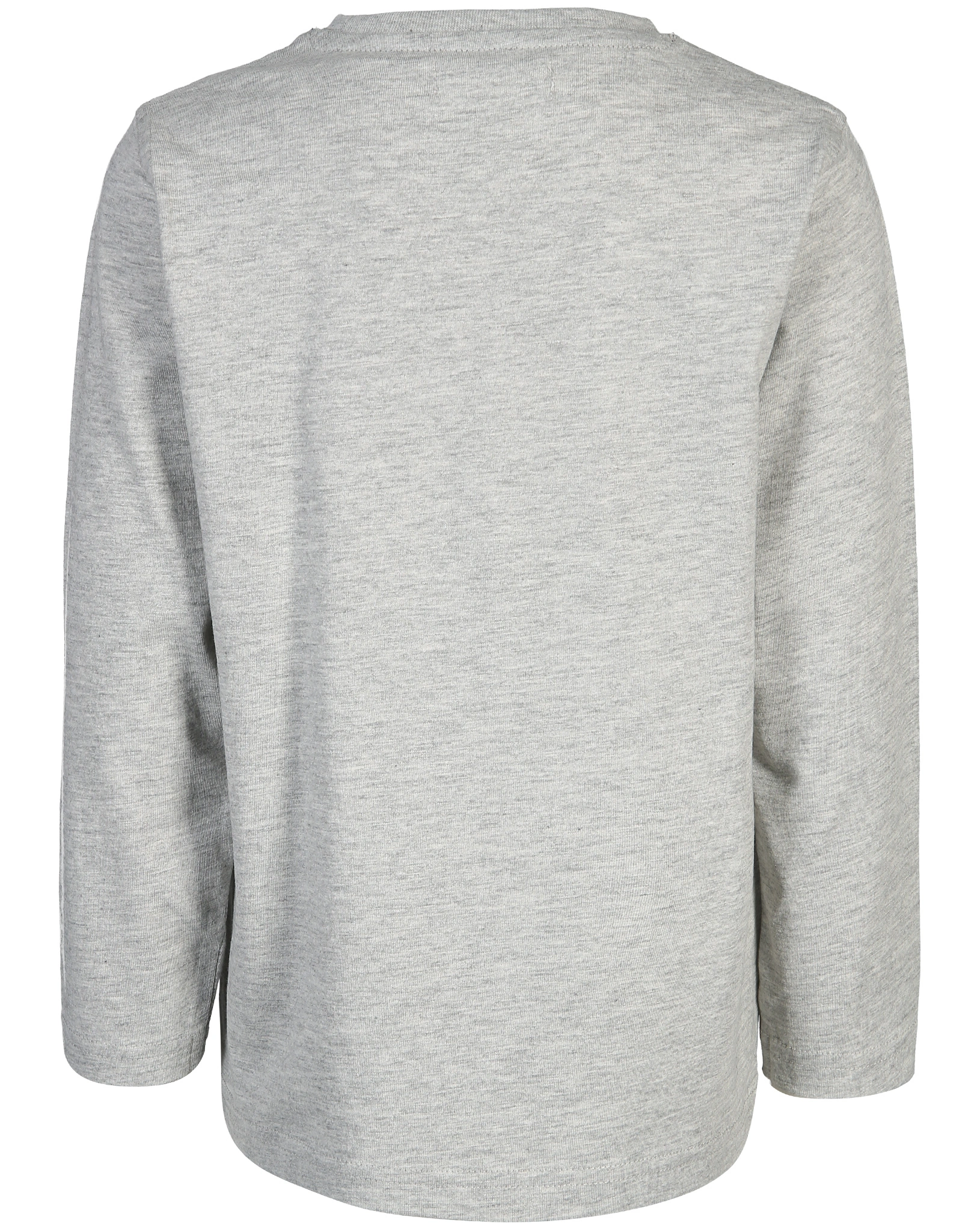 Langarmshirt FEUERWEHR in grau melange