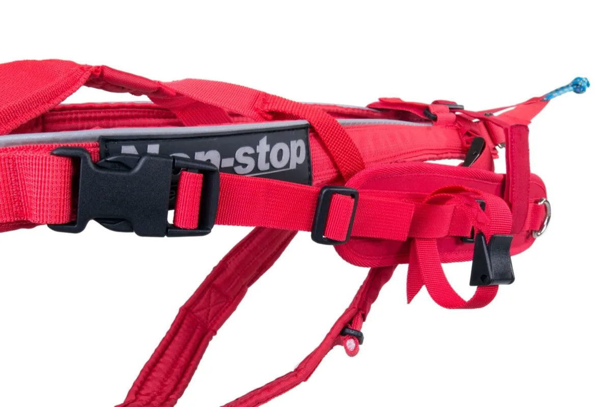 Non-stop Dogwear Combined Harness Red