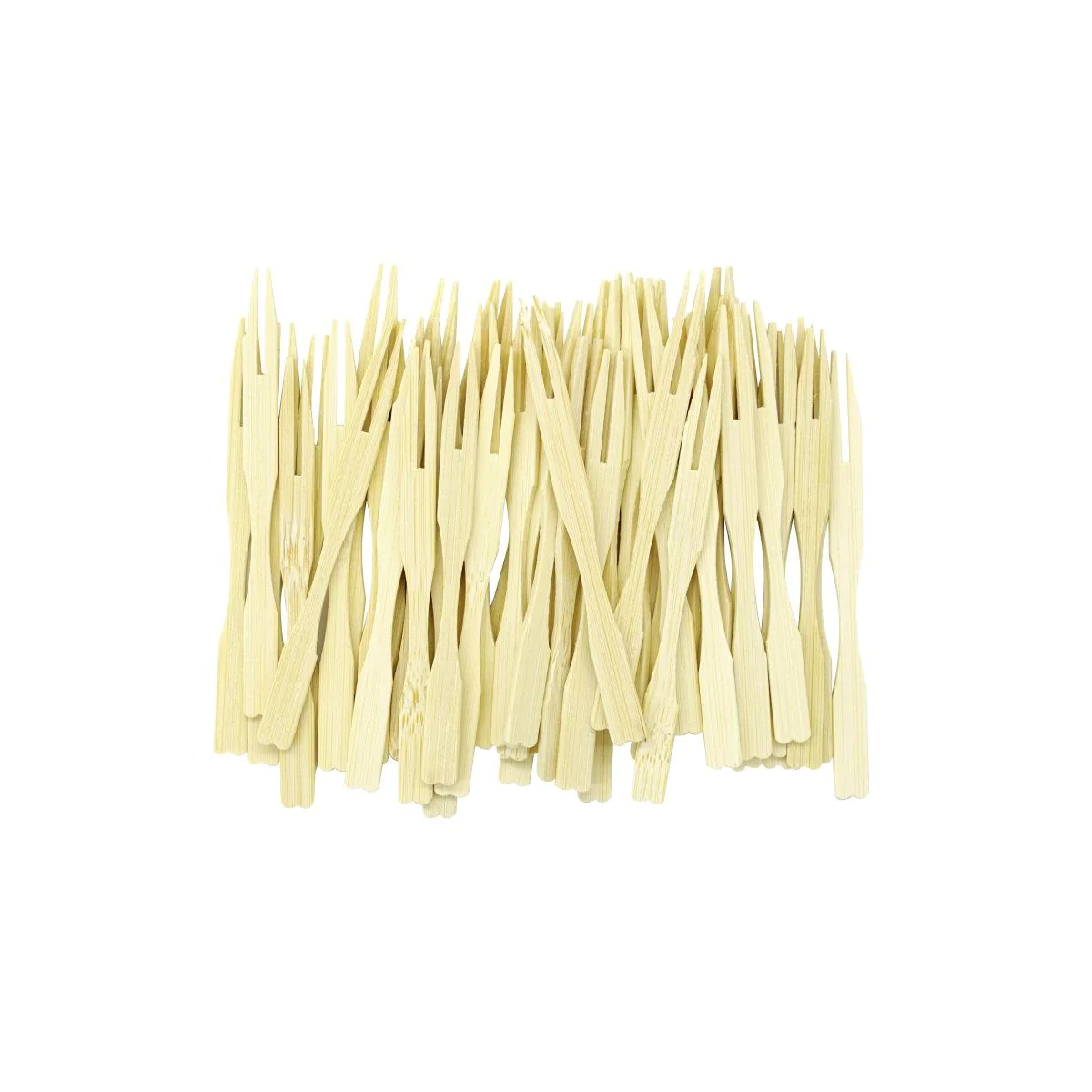 Lot de 50 pics à apéritif forme fourchette Fackelmann Wood Edition Fac