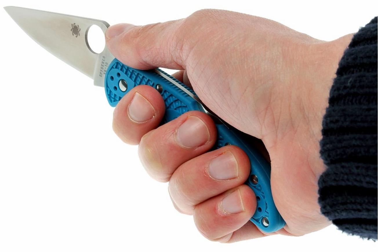 Spyderco Delica 4 Blue C11FPBL zakmes