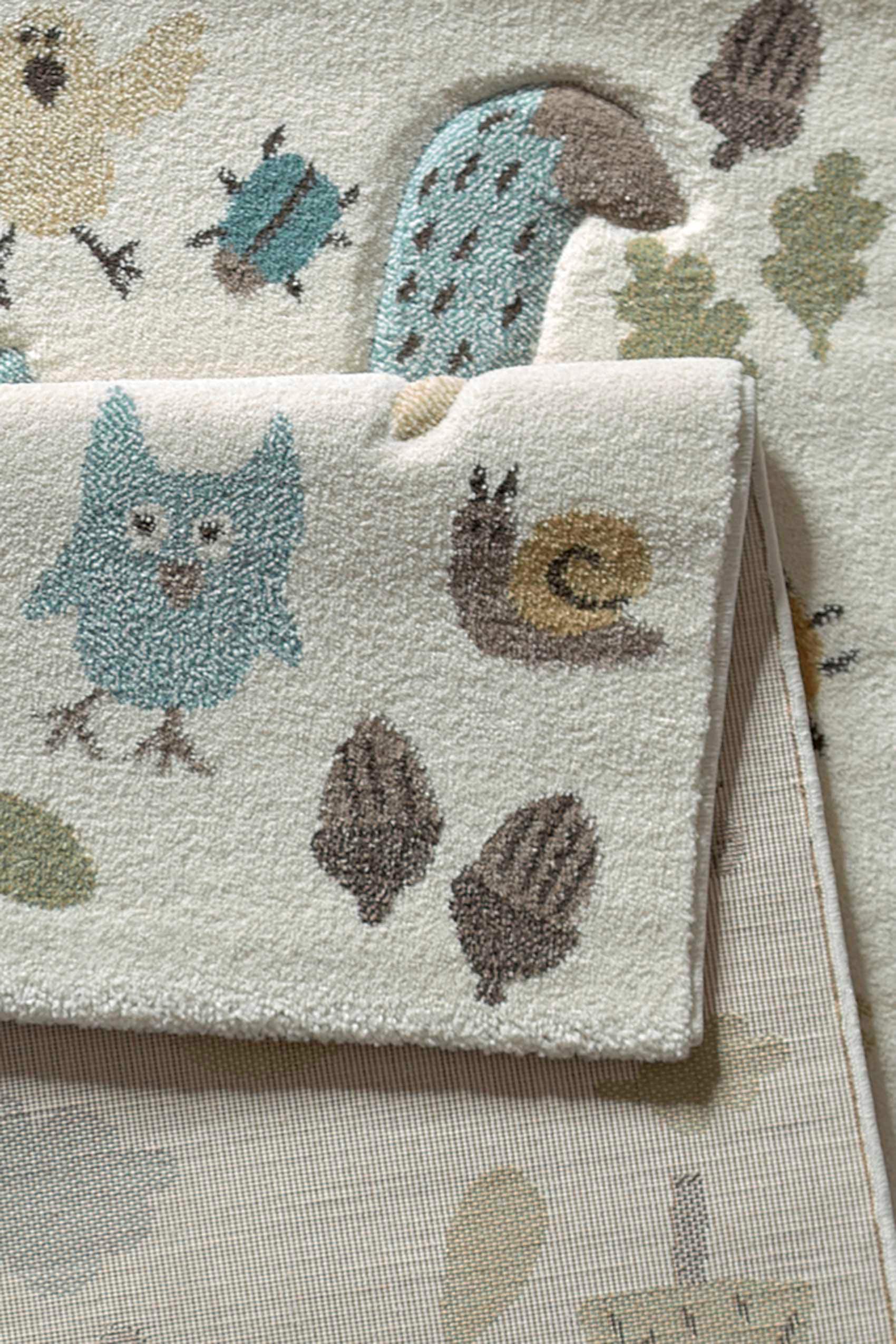 Sigikid Kinderteppich »Forest« rechteckig 13 mm Höhe Wald Tiere Design, Kurzflor