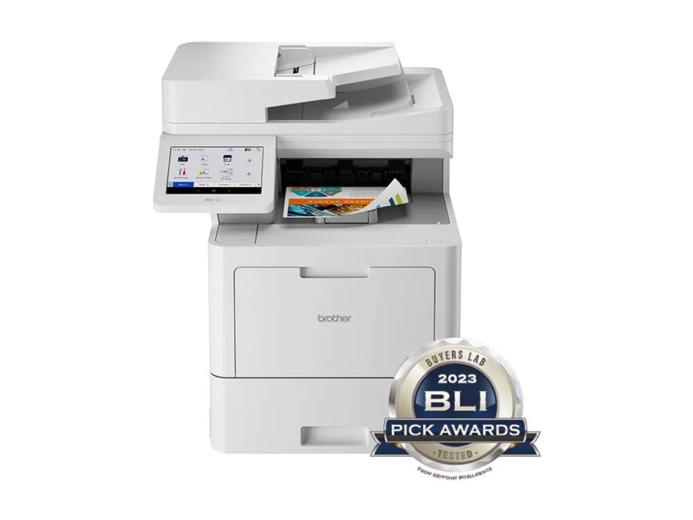 Brother MFC-L9670CDN - Multifunktionsprinter - farve - laser - A4/Legal (medie) - op til 40 spm (kopiering) - op til 40 spm (udskriver) - 620 ark - 33.6 Kbps - Gigabit LAN, USB 2.0, USB 2.0 vært, NFC