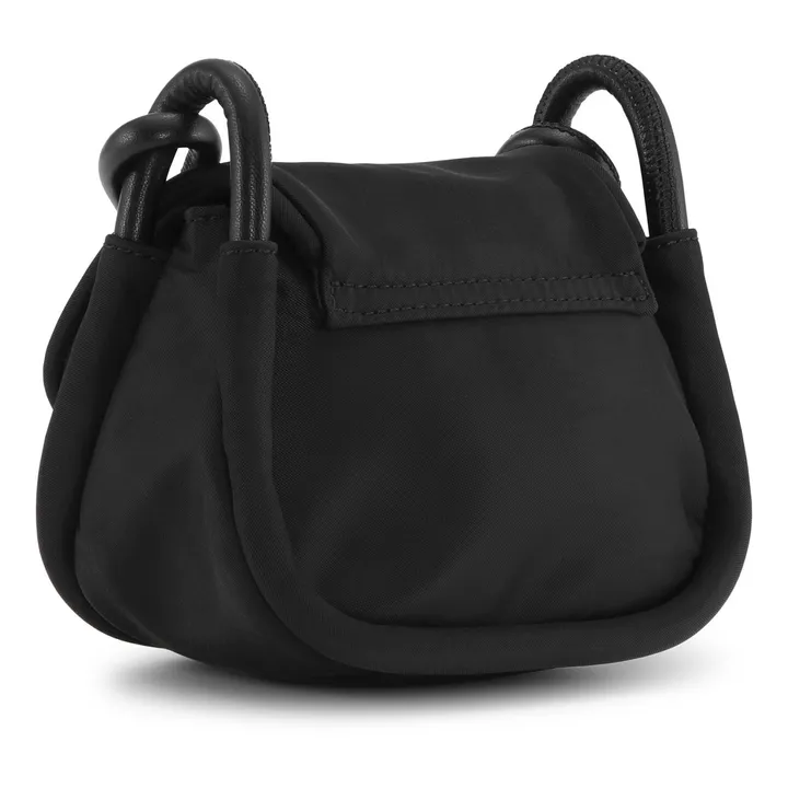 Ganni Sac Mini Knot Flap Matières Recyclées | Noir
