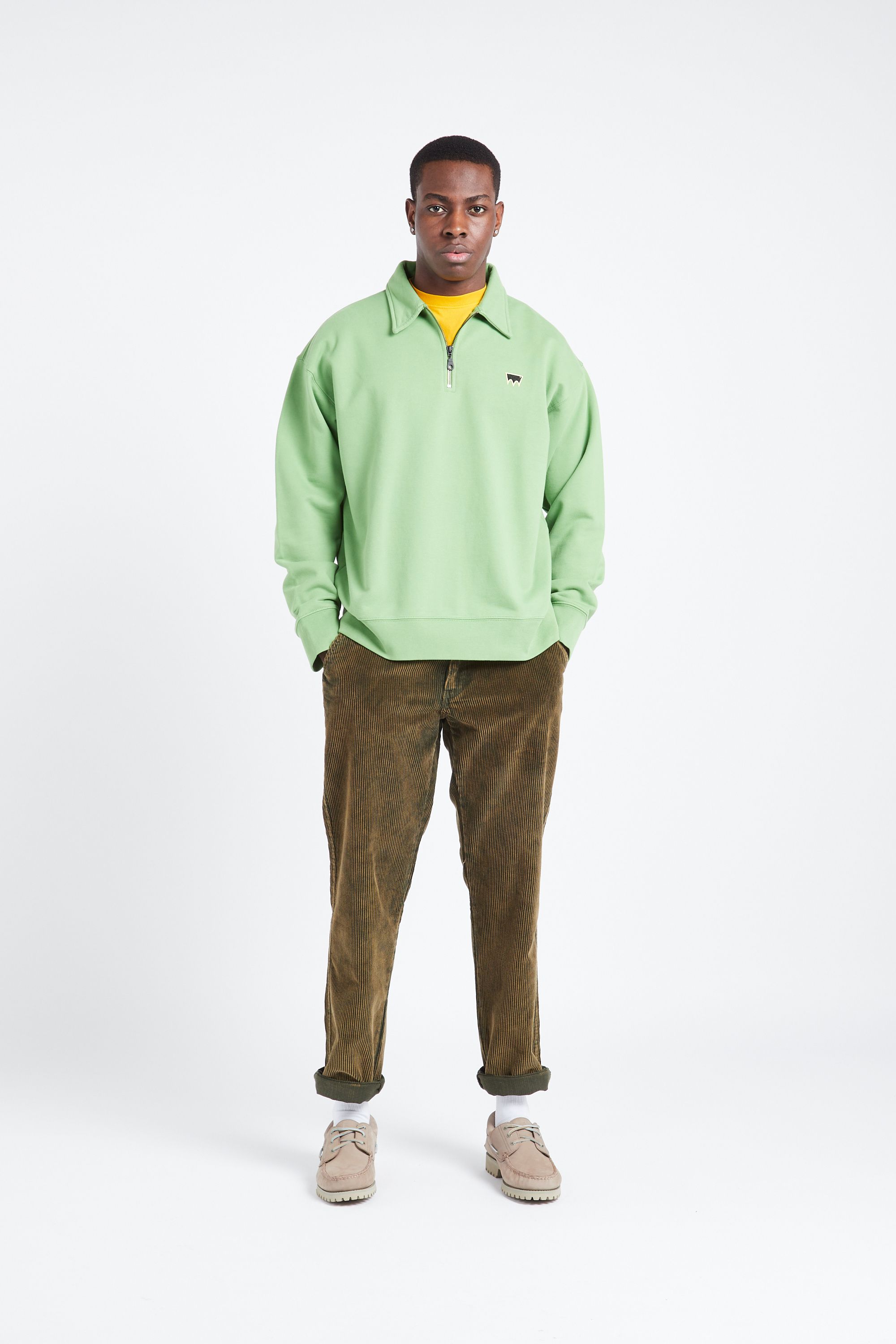 LEVI'S Hoodie SKATE NEW QUARTER ZIP Vert