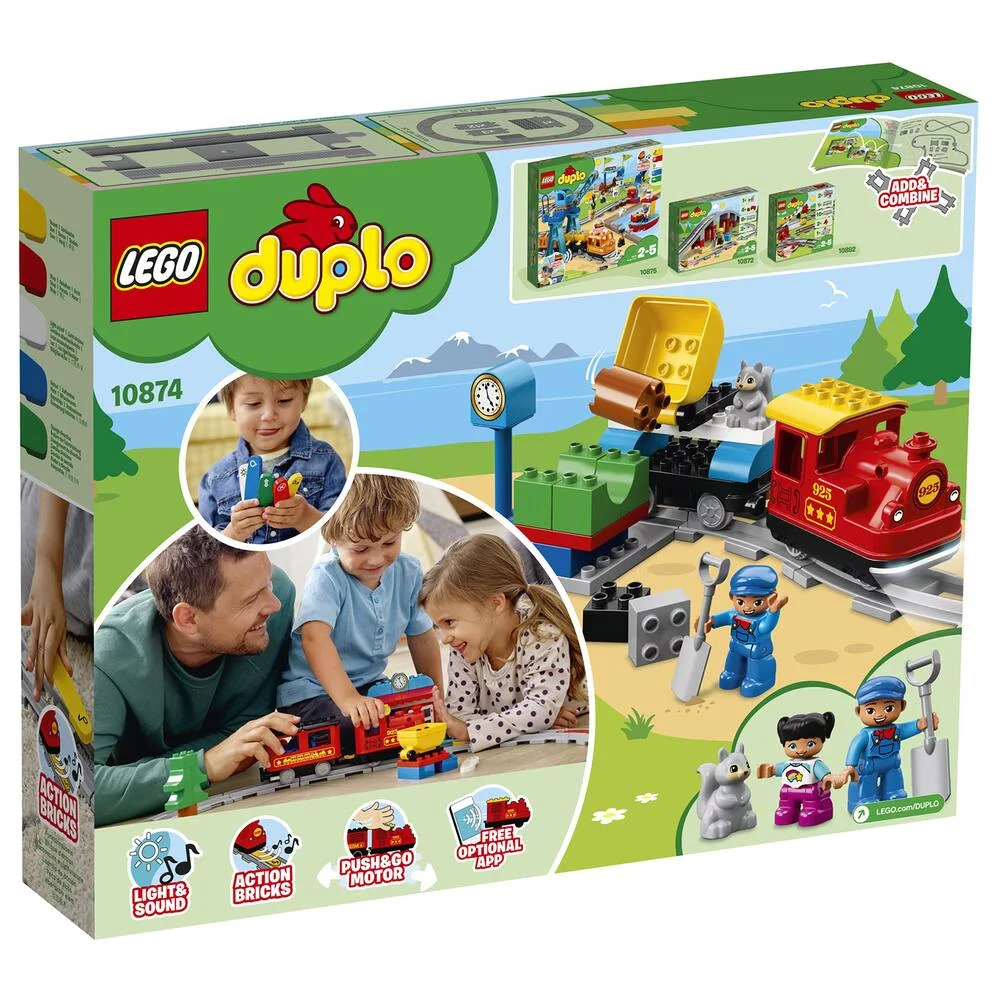 LEGO®DUPLO®MA VILLE 10874 - LE TRAIN A VAPEUR