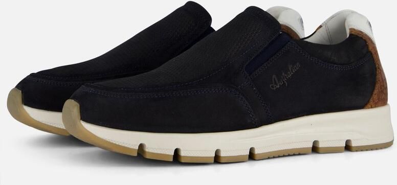 Australian Heren Instappers & Mocassins Eagle Blue Donkerblauw