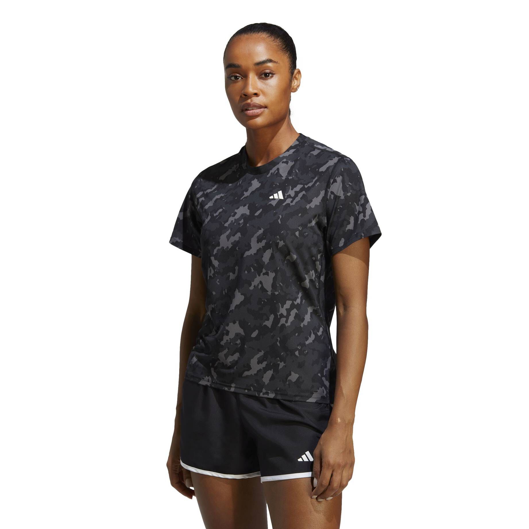 adidas Performance| Damen Laufshirt OWN THE RUN CAMO