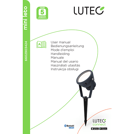 Lutec Mini Leto LED udendørslampe