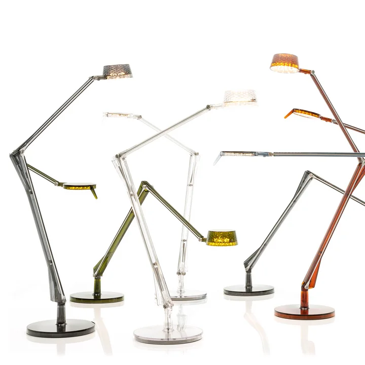 Kartell - Aledin LED-Schreibtischleuchte Tec, transparent