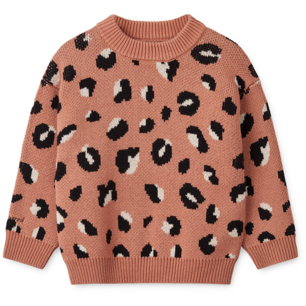 Køb LIEWOOD Wild Leo / Tuscany Rose Orlane Intarsia Strik Jumper
