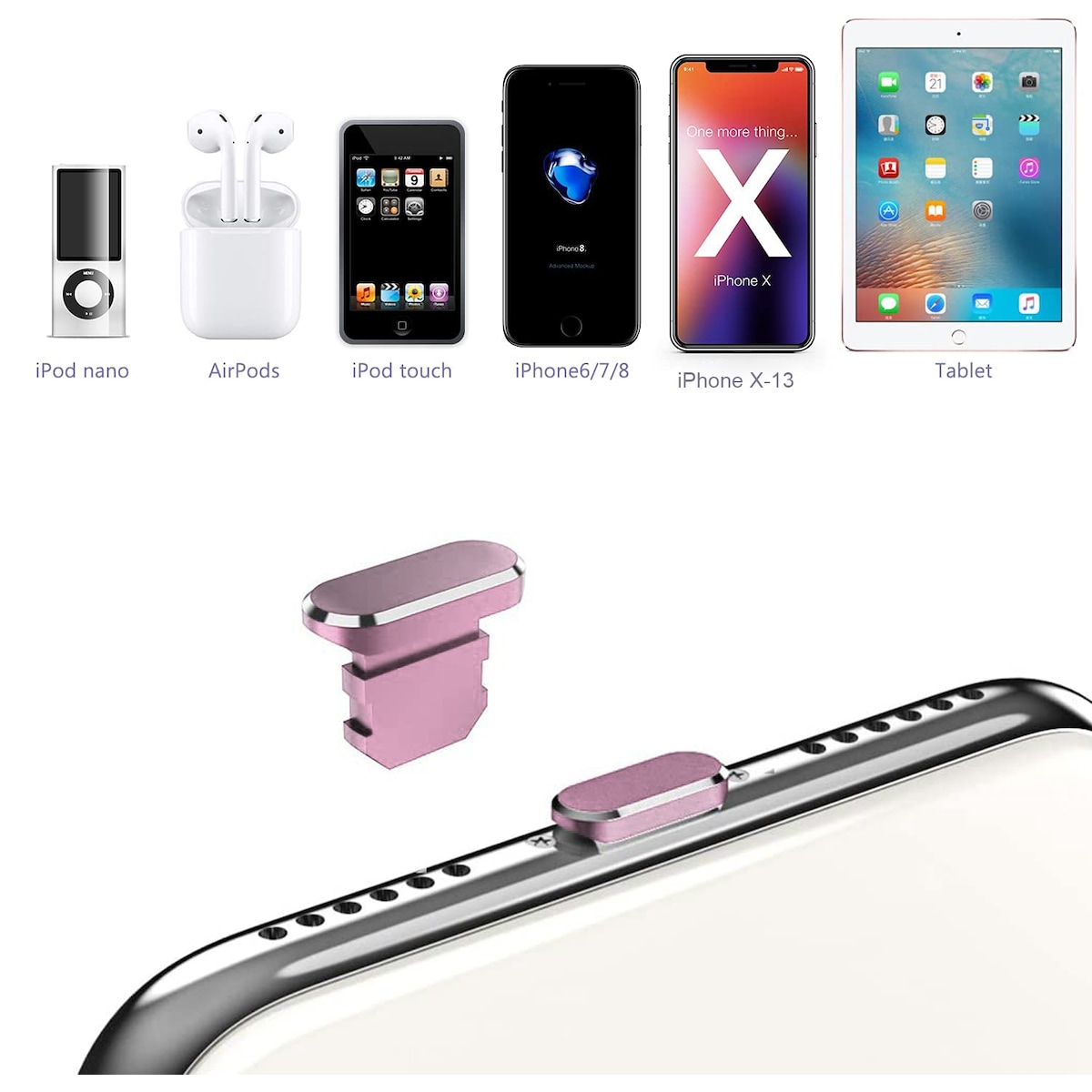 Beskyttelsesdeksel for iPhone Støvtett plugg