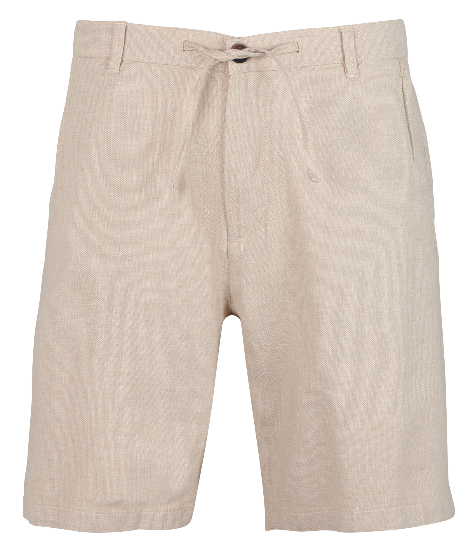 Short regular-fit en coton bio mélangé | Beige