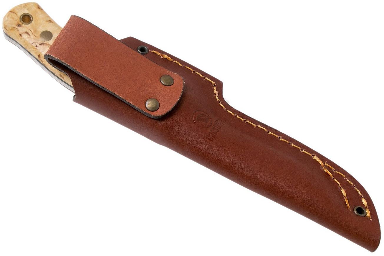 Casström No. 10 Swedish Forest Knife Curly Birch, Sleipner Scandi Grind 13104