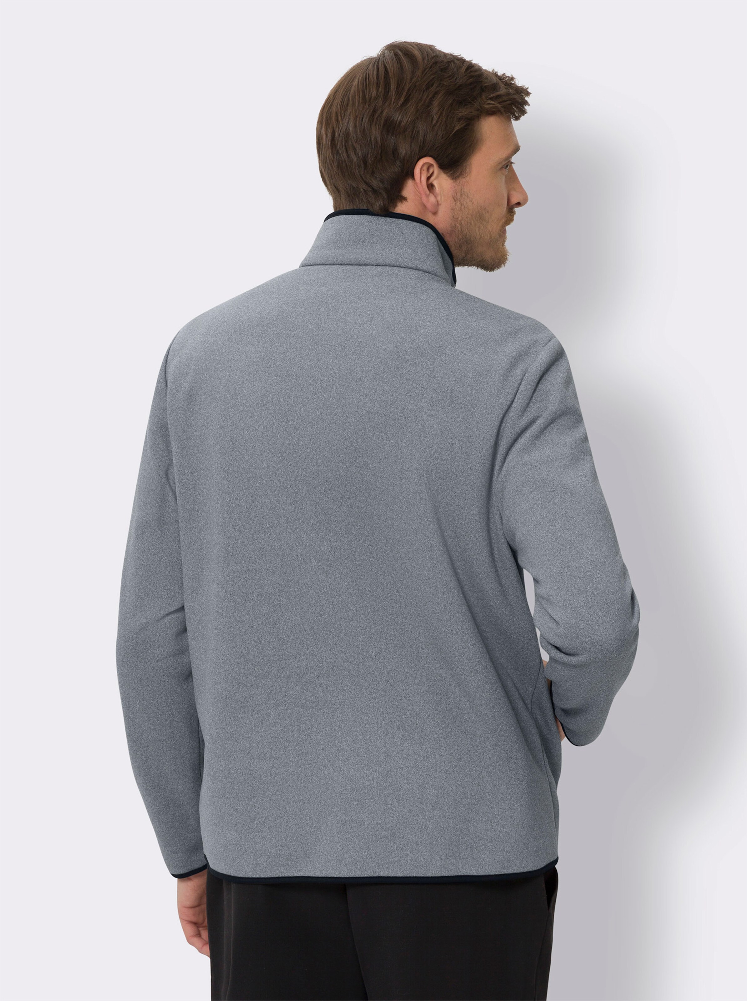 Strickfleece-Jacke