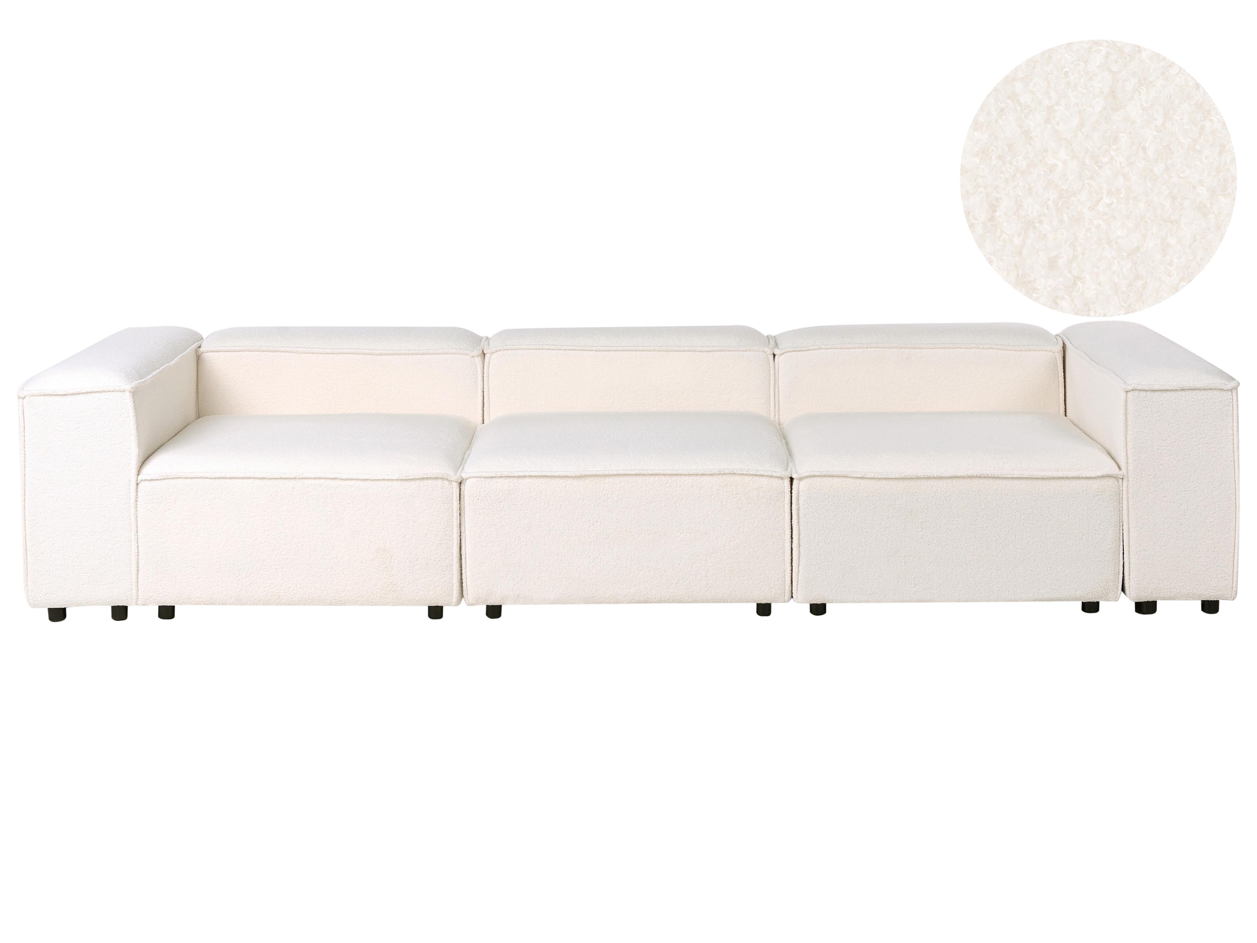 Modulaire bank 3-zits ARDAL Bouclé Gebroken wit