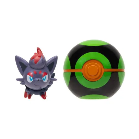 Jazwares Pokemon Clip N Go Pokéball mit Figur (5 cm), 1 Stück, 6-fach sortiert